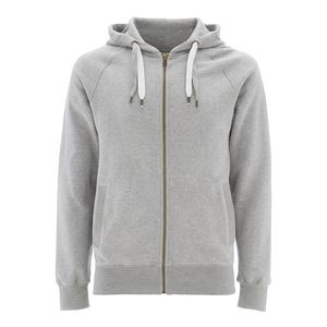 Custom Unisex Full <b>Zip</b> Hoodie Manufacturer OEM ODM French Terry Fleece <b>Zip</b> <b>Hooded</b> Sweatshirt Wholesale Heavyweight Casual Autumn - Product Image 1