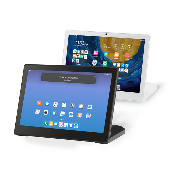 New 10.1" Android Tablet L-Shaped Design 1280x800 IPS 10-Point Capacitive Touch Screen Dual-Band Wi-Fi RJ45 2GB Memory Plastic
