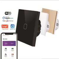 Tuya Smart Life EU UK Standard WiFi interrupteur tactile lumière murale Smart 433RF télécommande commande vocale avec Alexa Alice Google Home