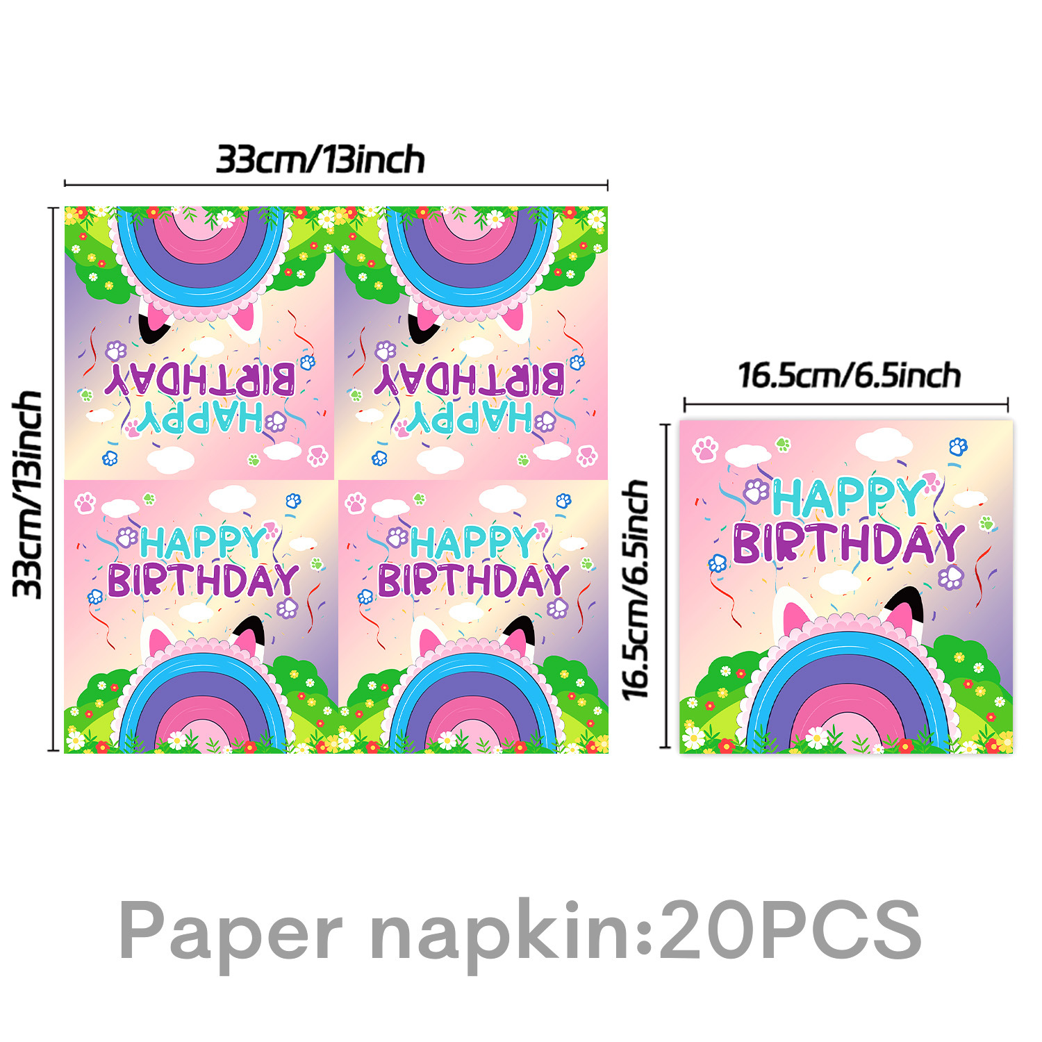 20 serviettes imperméables