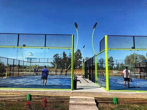 Precio de fábrica Seguridad Padel Court Fabricantes deportivos Tenis <span class=keywords><strong>Padlle</strong></span> canchas de tenis con techo - Product Image 4