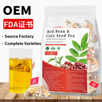 Teh Herbal Kacang Merah, Biji Coix & Buah Gorgon - Campuran Alami untuk Mengatasi Kelembapan & Mendukung Pencernaan