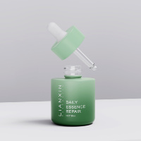 Botol tetes minyak Serum perawatan kulit, wadah kosmetik kaca tebal mewah kemasan Kulit Kustom 1oz 50 ml
