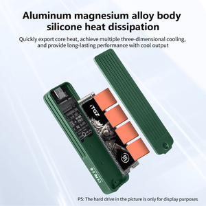 Itgz 4TB पीछे एल्यूमीनियम sd बाहरी ड्राइव-10 जीबीपीएस USB-C विस्तार फोन स्टोरेज-संगत w/<span class=keywords><strong>ios</strong></span>/Android/ps5 - Product Image 6