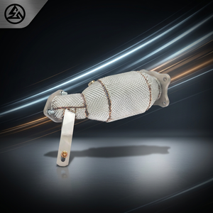 Scarico ad alte prestazioni CSZ per Audi A4 A5 A6 <span class=keywords><strong>A7</strong></span> Q5 B9 2.0T in acciaio inox 304 con scudo termico, accessori auto, downpipe catalizzato - Product Image 1