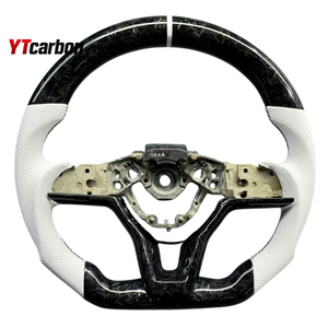 YTcarbon para Spring Bigster <span class=keywords><strong>Duster</strong></span> Stepway MCV, piezas de automóvil, accesorios interiores de coche, volante de fibra de carbono Real personalizado - Product Image 4