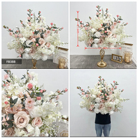 Décoration de mariage, fleurs, centre de table très demandé, boule de fleurs artificielles blanches de haute qualité