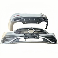 Kit de carrosserie à profil haut pour pare-chocs avant et arrière Mercedes Benz W206 avec découpes antibrouillard, calandre incluse