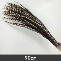 Plumes de faisan d'Amherst artificielles teintes en gros, longues queues de 50-120 cm, pour costumes de Samba et décoration de coiffes de carnaval