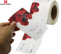 Étiquettes adhésives brillantes pour bouteilles de vin en vinyle holographique argenté, autocollants pour champagne et whisky, vente en gros
