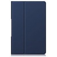 Nouvelle conception en gros pour Lenovo Tab Plus 11.5 TB351FU Custer Pure Color Étui pour tablette en cuir à 3 plis