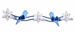 Noir <span class=keywords><strong>Antique</strong></span> Conception de Défilement Décorative Murale En Métal Fer Patère - Product Image 6