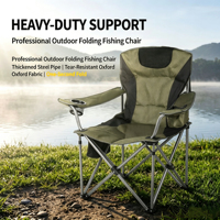 Chaise pliante d'extérieur moderne, portable, confortable, épaisse, durable, avec sac isotherme, pour jardin, parc, camping, pêche, plage, détente, voyage