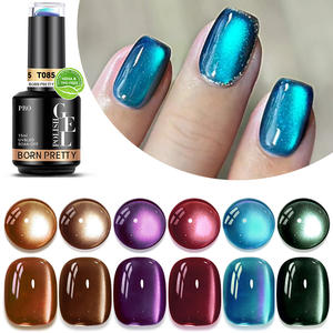 BORN PRETTY PRO 2025 Collection de <span class=keywords><strong>vernis</strong></span> à gel magnétique pour chat de Noël 15ml Hema Tpo Free Brown Red Cat Eyes <span class=keywords><strong>Vernis</strong></span> gel pour salon - Product Image 1