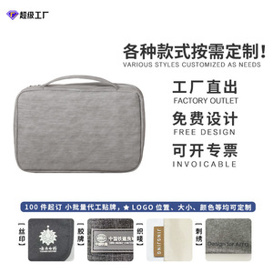 Travel Waterproof Storage <b>Bag</b> Large Capacity <b>Foldable</b> Pu Toiletry <b>Bag</b> For Men And Women Rectangle Coral Orange Ocean Blue - Product Image 4