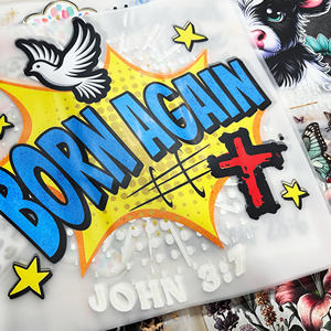 Transferencias Térmicas DTF <span class=keywords><strong>de</strong></span> Alta Elasticidad para Prendas <span class=keywords><strong>de</strong></span> Vestir y Diseño <span class=keywords><strong>de</strong></span> Logotipos en <span class=keywords><strong>Camisetas</strong></span>, Listas para Planchar, Calcomanías <span class=keywords><strong>de</strong></span> Transferencia Térmica <span class=keywords><strong>de</strong></span> Alta Calidad - Product Image 2