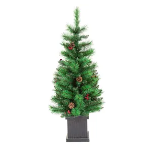 2024 Nieuwe Product Groothandel Kunstmatige Kerstboom Pe Pvc Kerstboom Met Lichtjes En Kerstboom Hanger