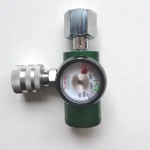 Regulator oksigen silinder Gas medis pernapasan dapat diatur harga rendah untuk silinder CGA540