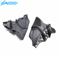 AKOSO alat motor serat karbon, pelindung Fairing mesin bawah nampan Fairing Belly Pan untuk Yamaha MT09 FZ09 2021- 2024
