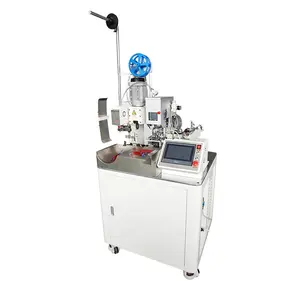 Hot selling full automatic Single End one side Cable Terminal Crimping Machine With Cutting Stripping16-28AWG wire harness