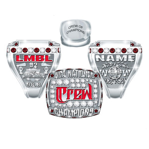 Fantasy Football Championship Ring Award Prize Sports Winner Champion Ring Bagues de sport pour hommes Vente en gros/Personnalisé - Product Image 2