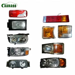 Guangzhou alta qualidade uso para faróis sc para caminhões China fábrica melhor corpo farol peças sobressalentes 24V Led 12V auto