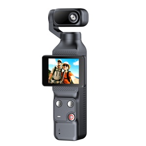 Caméra de surveillance intelligente 4K WiFi avec écran tactile et suivi IA, vente en gros usine 130 °   Caméscope à objectif rotatif grand angle pour les médias sociaux - Product Image 1