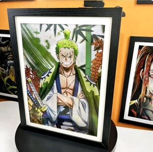 สต็อกมากกว่า 1000 ชิ้น โปสเตอร์ภาพเคลื่อนไหว 3 มิติ ลายอนิเมะ แฟชั่นใหม่ ขนาด 30x40 ซม. ผลิตจากโรงงาน PET ขายดี โปสเตอร์ตกแต่งลายอนิเมะ 3 มิติ - Product Image 3