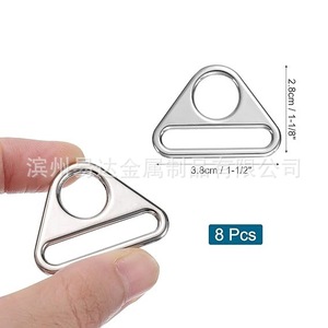 Hebilla Triangular de Acero Inoxidable Eda de 20 mm para Accesorios de Bolsos - Product Image 4