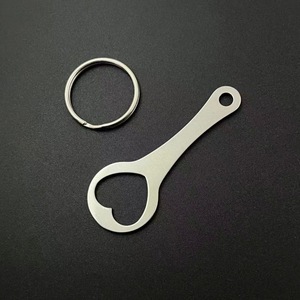 Tự làm laser logo mua sắm giỏ hàng phát hành Keychain thép không gỉ einkaufswagenloser Xe đẩy mã thông báo mở chai Keychain - Product Image 5