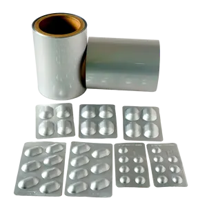 pharmaceutical medical reinforced cold forming alu alu aluminium foil for capsule