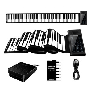 TERENCE Piano numérique portable à 61 touches, écran tactile HD, 128 rythmes, <span class=keywords><strong>synthétiseur</strong></span> - Product Image 3