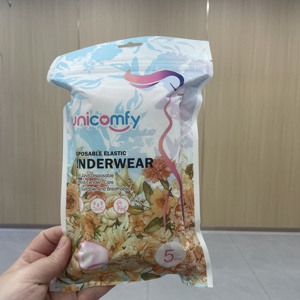 Stock <span class=keywords><strong>de</strong></span> culottes jetables blanches pour femmes, non tissées, sous-vêtements <span class=keywords><strong>de</strong></span> voyage d'urgence pour femmes, culottes <span class=keywords><strong>de</strong></span> spa - Product Image 3