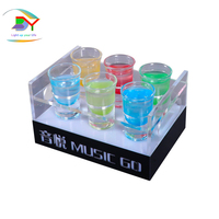Présentoir de bouteilles OEM VIP en acrylique LED Glorifier pour bar de nuit, vin, vodka, whisky, fabriqué en plastique durable