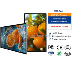21.5/32/43inch Ultra Thin <span class=keywords><strong>LCD</strong></span> Máy nghe nhạc quảng cáo wesa treo tường kỹ thuật số hiển thị menu module cho biển quảng cáo màn hình Màn hình - Product Image 2