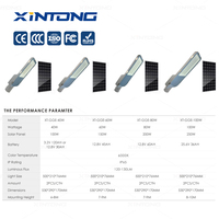 Xintong 150w Solaire Alimenté Extérieur Ip66 100 w 40w 100 Watt Lampe 80w 250w Route 60w Liste de Prix Led Lampadaire 200w