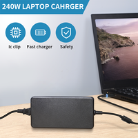 Adaptateur secteur pour ordinateur portable de jeu 240W 19.5V 12.3A, vente en gros directe d'usine, embout DC 7.4*5.0mm, chargeur de bureau pour Dell Alienware