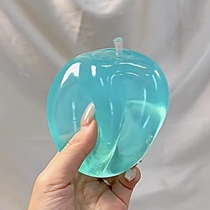 Xiaohongshu – Crème Vaseline artisanale ultra-fine en plastique, style cristal bleu, grand pomme, en boule à presser, unisexe, pour les 8-13 ans - Product Image 2