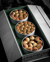 Boîtes d'emballage alimentaire en papier chocolaté personnalisées, motif marbré, pour la Saint-Valentin, boîtes à bonbons, emballage en papier, boîtes cadeaux pour Baklava et dattes pour l'Aïd