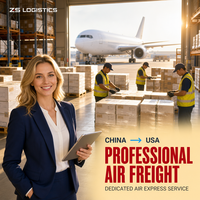 Transitaire FBA Chine-USA, service express aérien porte-à-porte DDP pour les vendeurs e-commerce