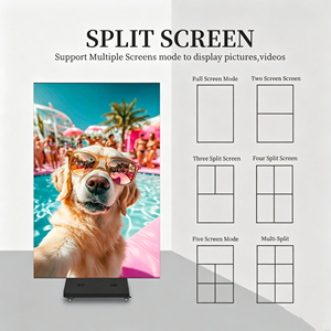High Bright P1.53 GOB Tri-Fold Foldable Mobile LED Standee Seamless Splicing Shopping Mall Event Advertising Display - Product Image 3