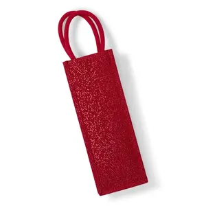 Borsa per Bottiglie in Juta Luccicante, Merchandising Personalizzato - Product Image 2