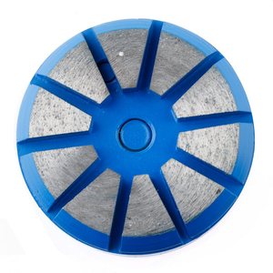 Disques abrasifs PanGu ronds de 12 mm à liaison métallique diamantée pour ponceuse planétaire à béton STI - Product Image 1