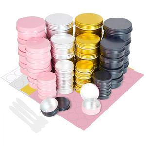 Vela vacía <span class=keywords><strong>de</strong></span> metal con tapa, contenedores <span class=keywords><strong>de</strong></span> lata para cosméticos, 2 <span class=keywords><strong>onzas</strong></span>, <span class=keywords><strong>precio</strong></span> barato - Product Image 5