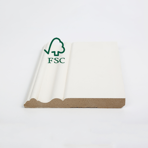 Gỗ khuôn khung đúc primed MDF đúc phụ kiện gỗ ván chân tường khuôn thạch cao cornices thương mại - Product Image 4