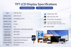 شاشة عرض <span class=keywords><strong>LCD</strong></span> صناعية مخصصة الحجم 1.83 2.4 2.8 3.5 4.3 5 7 10.1 15.6 27 32 بوصة للإعلانات - Product Image 2