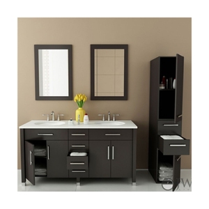 Prima hiện đại thẩm mỹ phòng tắm tủ bếp túi thân thiện với tủ Tích hợp khay tắm - Product Image 2