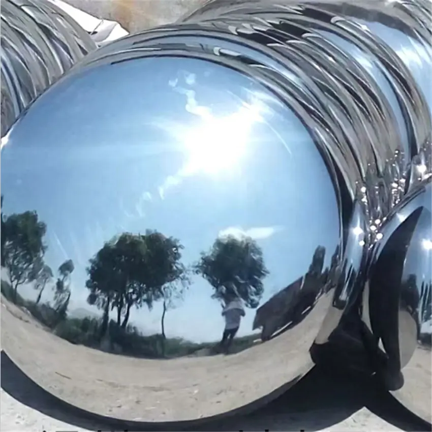 مرآة صقل, فولاذ مقاوم للصدأ 304 مرآة تلميع عالية نهاية طبق الرأس الكروية مع درجة الغذاء
