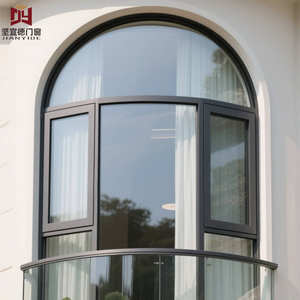 หน้าต่างโครงสร้างอะลูมิเนียมอัลลอยด์หนา ดีไซน์ฝรั่งเศส มีความมั่นคงสูง เหมาะสำหรับห้องนั่งเล่น ห้องน้ำ ในบ้านพักตากอากาศหรืออาคารสูง กันน้ำ กันไฟ - Product Image 3