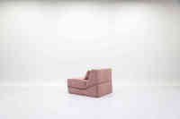 Canapé d'angle modulaire ottoman moderne pour salon, pouf relaxant, fauteuil paresseux, garni d'éponge haute densité, véritable